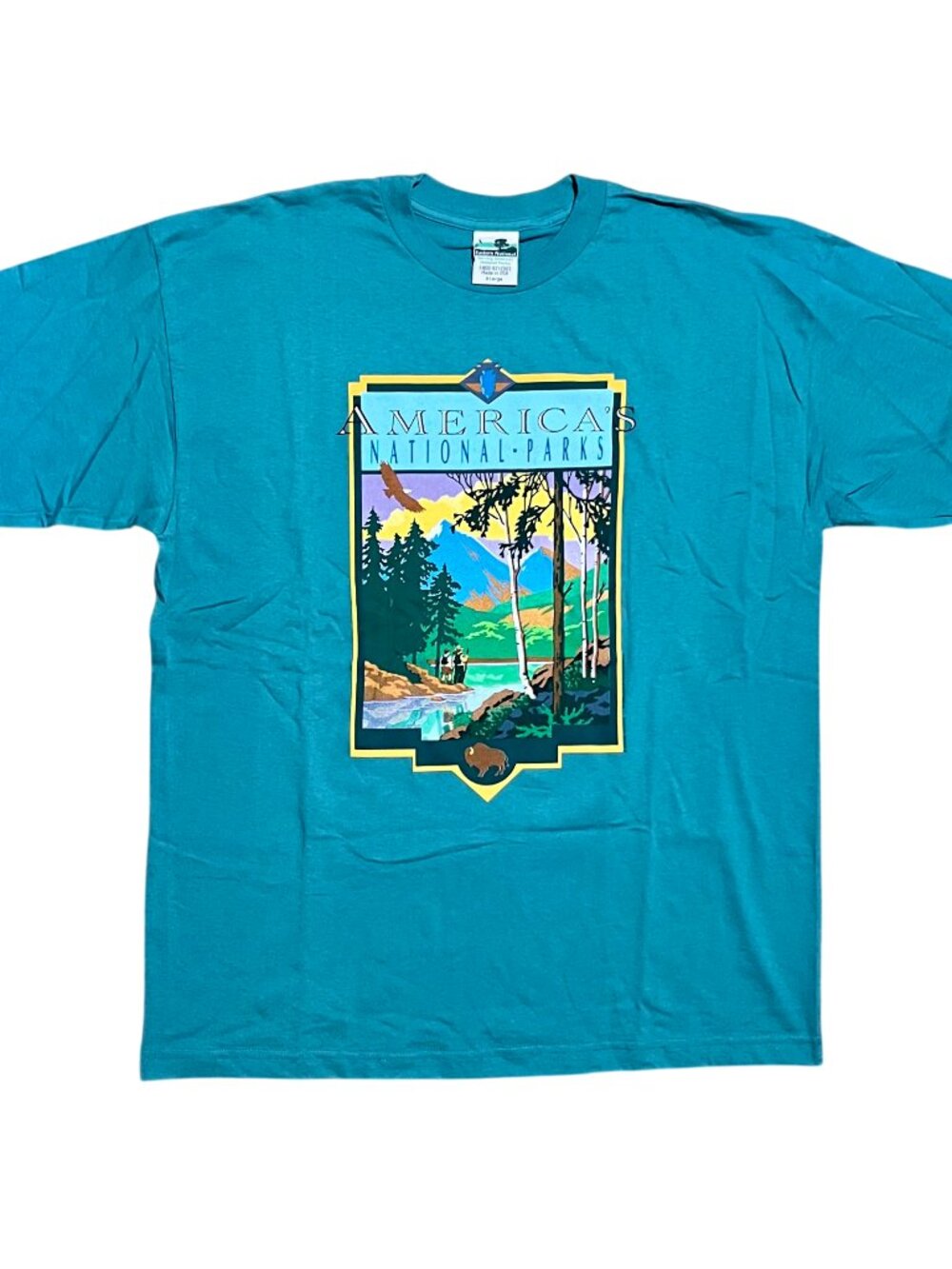 America's National Park 90s Vintage Eastern National Graphic T-Shirt, Men's XL